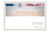 The Meaningful Use - BMIA.be › data › MIM2010-Meaningful-Use-P-Coorevits.pdf · The Meaningful Use: Key Features of the USA Policy Pascal Coorevits Ghent University ... yStaged