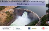 Climate and southern Africa’s water-energy- food nexuswater-future.org/wp-content/uploads/2016/12/Panel-1-No.-4-Declan... · forecasting . Climate scenarios . Climate impacts .