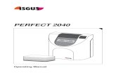 ISGUS PERFECT 2040 2040 manual.pdf · the time of daily arrivals and departures on time cards. The models P2030 and P2040 are calculating time recorders. In addition to printing daily