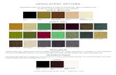 UPHOLSTERY OPTIONS - davidchasefurniture.com › wp-content › uploads › UpholsteryO… · UPHOLSTERY OPTIONS Upholstered items are available in a range of microsuede, fabric or