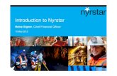 Introduction to Nyrstar/media/Files/N/Nyrstar-IR/...May 15, 2012  · production in the smelting segment 1 Including deliveries from Talvivaara under the zinc streaming agreement Mining: