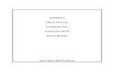 ALBERTA PROVINCIAL GYMKHANA ASSOCIATION RULE BOOK · alberta provincial gymkhana association rule book 2012-2013-2014 edition