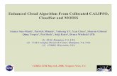 Enhanced Cloud Algorithm From Collocated CALIPSO, CloudSat ... Enhanced Cloud Algorithm From Collocated
