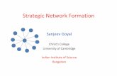 Strategic Network Formationmath.iisc.ernet.in/~imi/downloads/NBSSE/Sanjeev... · Strategic Network Formation Sanjeev Goyal ... and exchange, guanxi. Local network of J. Tirole in