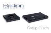 Radion - EcoTech Marineecotechmarine.com/wp-content/uploads/2017/09/Radion_G4_QSG.pdfRADION LED LIGHTING SYSTEM Three control buttons, Raise, Cycle and Lower make the Radion simple