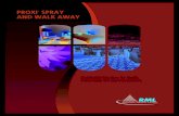 RML Proxi Spray and Walk Away Brochure - ePestControl.com › images › Products › ... · Just spray and walk away. This ensures that fibers will not be damaged by aggressive mechanical