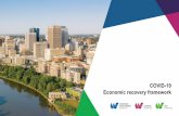 EDW COVID-19 Economic recovery framework · COVID-19 Economic recovery framework. PHASE I Current urgent health crisis What we’ve done Road to Recovery PHASE II Getting down to