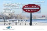 Volume 2, Issue 1 February 2015 - Proxy Insight Monthly February 2015… · Volume 2, Issue 1 February 2015 VOTING NEWS ECCLESIASTICAL INVESTMENT ... have data for 21 of the top 25
