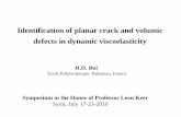 Identification of planar crack and volumic defects in ...maeresearch.ucsd.edu › groups › markenscoff › symi_2010 › SymiPre… · Identification of planar crack and volumic