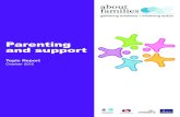 Parenting and support - Parenting across Scotland · social and formal support is complex, and different families have different needs. Strengthening social networks may not be appropriate