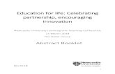 Education for life: Celebrating partnership, encouraging innovation€¦ · Poster 18 NU Intercoms - Developing Intercultural Competence in the University Community: An action research