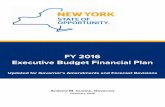 FY 2016 Executive Budget Financial Plan...4 FY 2016 Executive Budget Financial Plan - Updated for Governor’s Amendments and Forecast Revisions The State accounts for receipts and
