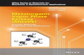 Metalorganic Vapor Phase Epitaxy (MOVPE)€¦ · Liquid Phase Epitaxy of Electronic, Optical and Optoelectronic Materials, Edited by P. Capper and M. Mauk Molecular Electronics: From