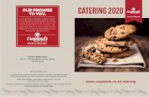 Our promise Catering 2020 to you. · A promise.Made good. Terms & conditions apply. A minimum 48 hours notice is required for sandwich catering. If you have an urgent catering request,