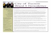 City of Tucson Ward 5 Newsletter · Page 3 City of Tucson Ward 5 Newsletter BUDGET UPDATE The Mayor and Council gave final approval for the Fiscal Year ‘20 budget at the June 4