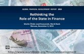GLOBAL FINANCIAL DEVELOPMENT REPORT 2013 Rethinking … › aktualnosci › wiadomosci_2012 › ... · 12/3/2012  · •First in a series – Combines new data, research, lessons