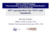 BT's perspectives for NGN - ITU · Rf/Ro Ib Iw Gq' PSTN/ISDN SGF MRFC MGCF MRFP e4 Ie Mw IBCF Mk Mk Application Servers Rf/Ro AGCF e2 P1 P2 P3 UE CNG MG IMS / PSTN Simulation Gq'