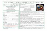 ST. MATTHEW CATHOLIC CHURCHstmatthewspotsylvania.org › June 28 bulletin.pdf · michael duesterhaus wed (07/01) 11:00 am -beryl moniz+ thu (07/02) 6:30 am -jenkins family int. fri.
