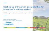 Scaling up EU’s green gas potential for tomorrow’s energy ... · global target of 32% RES in final consumption by 2030 and : • a technology-neutral, indicative target to increase