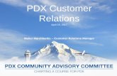 PDX Customer Relations › pdfs › Customer Relations.pdf4 Customer Relations Overview • Paging & Information Center • PDX Conference Center • Art Program • Music Program
