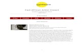 East African Artist Impact - Robert Redford › ... › theatre › east-african-artist-impact.pdf · East African Artist Impact Sundance Institute East Africa 2002-2015 ... and has