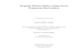 Organic photovoltaics using novel pentacene derivatives 1430/  Organic Photovoltaics using