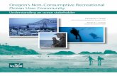 Oregon’s Non-Consumptive Recreational Ocean User Community€¦ · wildlife-viewing was mentioned by each of our four groups as a valued component to their main type of recreation.