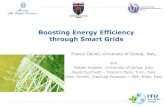 Boosting Energy Efficiency through Smart Grids · 2013-05-03 · ethinking: ICT can offer innovations that capture energy efficiency opportunities across buildings/homes, transport,