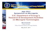 U.S. Department of Energy’s Research & Development ...microgrid-symposiums.org/wp-content/uploads/2014/12/jeju_smith.pdf · Based on autonomous local control for fast events (No