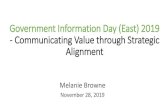 SLA Strategic Alliance Webinar Series - Communicating Value through Strategic Alignment › uploads › 1 › 1 › 2 › 0 › ... · 2019-12-06 · Melanie Browne November 28, 2019.