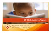 CPS Substantiation Appeals · Wisconsin Child Protective Services Worker Training Webinar Power Point: CPS Substantiation Appeals Author: Wisconsin Department of Children and Families