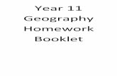 Year 11 Geography Homework Booklet · 2017-10-31 · Extension homework 2. Visit Howe Park – make your visit into a fieldwork, what primary data could you collect, what secondary