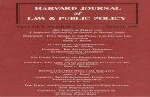 HARVARD JOURNAL - UTA · harvard journal of law & public policy volume 9, number 2 spring 1986 foreword: four senses of the public law-private law distinction " , randy e. bomtt the