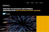 Automate core processes with intelligent applications from SAP S/4HANA and SAP … › descargables › descargable-sap-s... · 2019-03-12 · SAP is making it easier than ever to