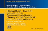 Numerical Analysis Equations: Hamilton-Jacobisorensen/Lehre/WiSe2014... · 2014-07-29 · Hamilton-Jacobi Equations: Approximations, Numerical Analysis and Applications Yves Achdou