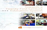 Towards a Twenty-First Century Education System · Towards a twenty-first century education system: Edge future learning With a softening economy and slowing immigration, the BCC