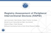 Registry Assessment of Peripheral Interventional Devices …mdepinet.org/wp-content/uploads/S1_3_Cronenwett.pdf · 2019-12-18 · Registry Assessment of Peripheral Interventional