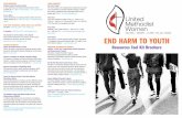 END HARM TO YOUTH · 2019-10-01 · END HARM TO YOUTH Resources Tool Kit Brochure LGBTQ RESOURCES The Trevor Project The Trevor Project is the leading national organization providing