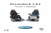 Permolock Ch1 · Owner´s Manual Permolock Ch1 8 Design and function Design and function General 1. Baseplate 2. Limit switch 3. Actuator, electric control 4. Safety catches 5. Manual