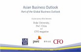 Asian Business Outlook - 東京工業大学inouelab/cfo/upload/Asia... · Asian Business Outlook Duke University /CFO Magazine March 2017 Overall, CFOs in Asia expect modest growth