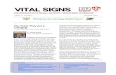 VITAL SIGNSVITAL SIGNS - McGill University€¦ · growing sense that in my multiple, often improvised roles as leader, ideas incubator, general manager, director of human resources,