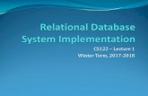 CS122 –Lecture 1 Winter Term, 2017-2018courses.cms.caltech.edu/cs122/lectures-wi2018/CS122Lec01.pdf · Algorithms (e.g. sorting, searching), trees, graphs, etc. ... querying capabilities