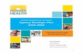 Agency Strategic Plan 2016–2020 · 2 . Produced by: Florida Department of Health . 4052 Bald Cypress Way, Bin # A00 . Tallahassee, FL 32399-1701
