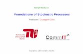 Foundations of Stochastic Processes · probability Faculty of Electrical Engineering and Computer Systems Department of Telecommunication Systems Beispielstraße 11 Information and