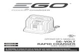 OPERATOR’S MANUAL 56-VOLT RAPID CHARGER · 2018-12-05 · Operator’s Manual before using this product. Save these instructions for future reference. OPERATOR’S MANUAL 56-VOLT