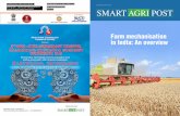 Farm mechanisation in India: An overview · 2018-12-19 · plant protection, harvesting and threshing, increases the efficiency of inputs, thereby reduces the farm losses. Thus, production