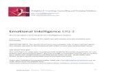 Emotional Intelligence EIQ-2 - Emotional Intelligence EIQ-2 An Evaluation of Emotional Intelligence