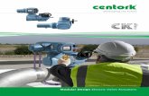 Modular Design Electric Valve Actuators · provide intelligent valve automation. Centronik is designed to work ... water and industrial applications. All actuators can be integrated
