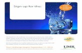 Sign up for the: EARN Sign up for the: HYDRATE FOR LIFE CHALLENGE€¦ · The Hydrate for Life challenge encourages you to boost your daily water intake. Simply record how many servings