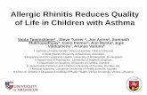 Allergic Rhinitis Reduces Quality of Life in Children with ...2015.eapcongress.com/.../1630-Allergic-rhintis-reduces-QoL2015-09-… · Global surveillance, prevention and control